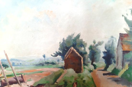 Charles PICART LEDOUX ( 1881-1959 ) Paysage Provençal.