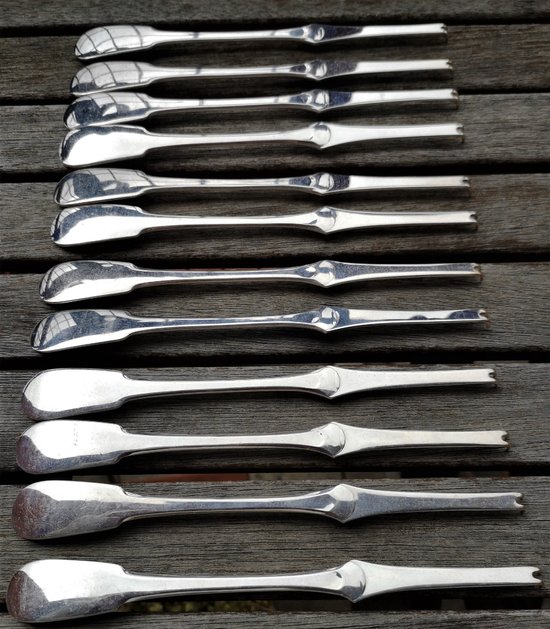 Rare : 12 lobster picks model "CLUNY" house CHRISTOFLE