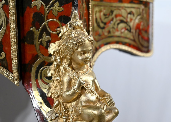 Table d’Apparat Violonée en Poirier Noirci, style Boulle, époque Napoléon III – Milieu XIXe