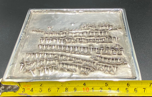 SILVER PLATED BRONZE POCKET BOX CHRISTOPHE