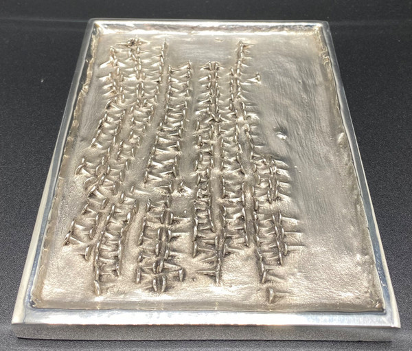 SILVER PLATED BRONZE POCKET BOX CHRISTOPHE