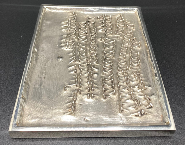SILVER PLATED BRONZE POCKET BOX CHRISTOPHE