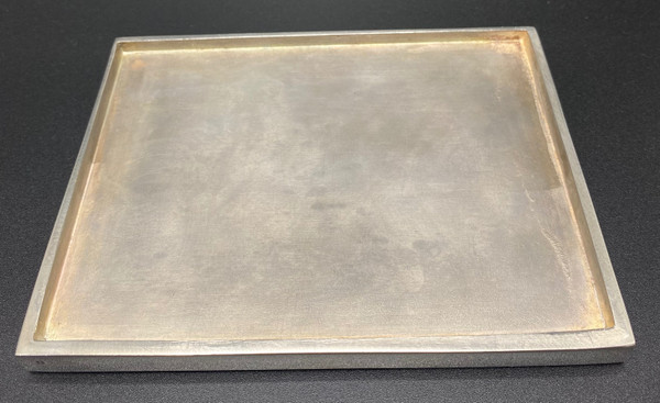 SILVER PLATED BRONZE POCKET BOX CHRISTOPHE