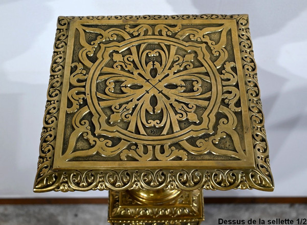 Coppia di foderi in ottone, gusto Luigi XVI, periodo Napoleone III - metà del XIX secolo