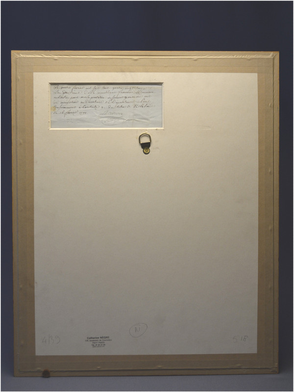  French Revolution, Document of the Provisional Executive Council of Paris and dated January 9, 1793 concerning the appointment as Gendarme of citizen Bernard by Colonel Louvel