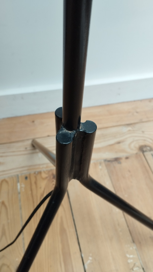 Lampadaire porte plante en fer forgé circa 1950