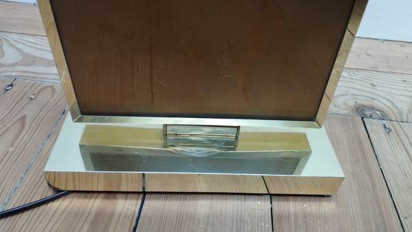Wohnzimmerlampe im Geschmack von Willy Rizzo circa 1970
