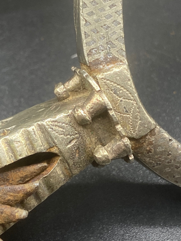 PAIR OF STEEL & LEATHER SPURS