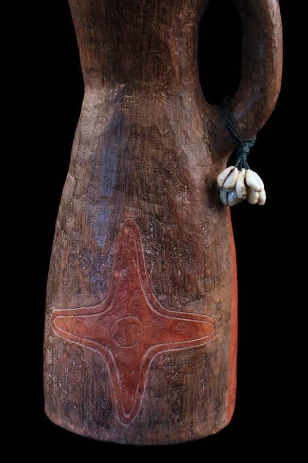 Tambour à main, Instrument Traditionnel, Art Océanien, Art Tribal, Papouasie Nouvelle Guinée
