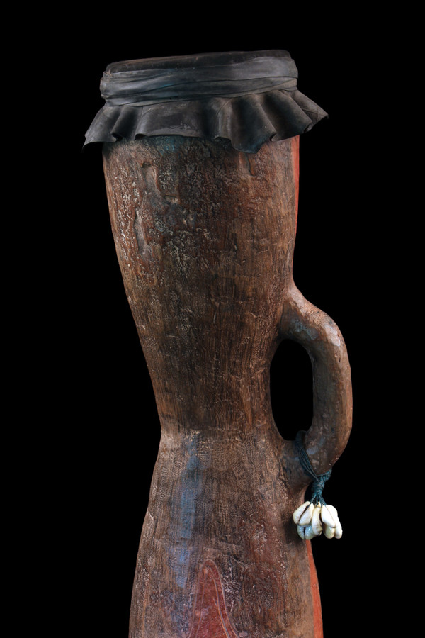 Tambour à main, Instrument Traditionnel, Art Océanien, Art Tribal, Papouasie Nouvelle Guinée