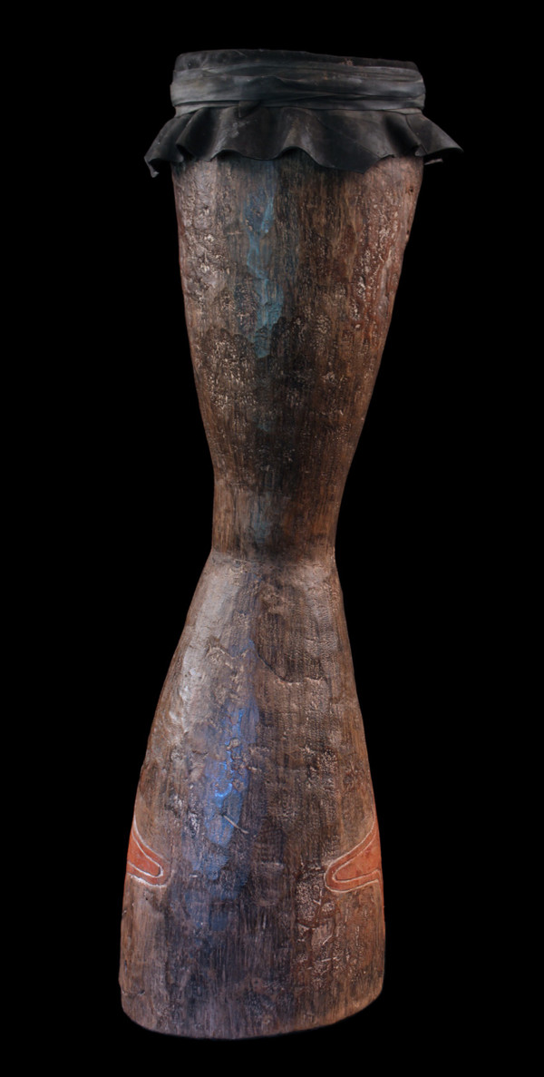 Tambour à main, Instrument Traditionnel, Art Océanien, Art Tribal, Papouasie Nouvelle Guinée