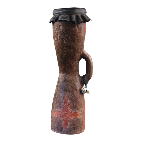 Tambour à main, Instrument Traditionnel, Art Océanien, Art Tribal, Papouasie Nouvelle Guinée