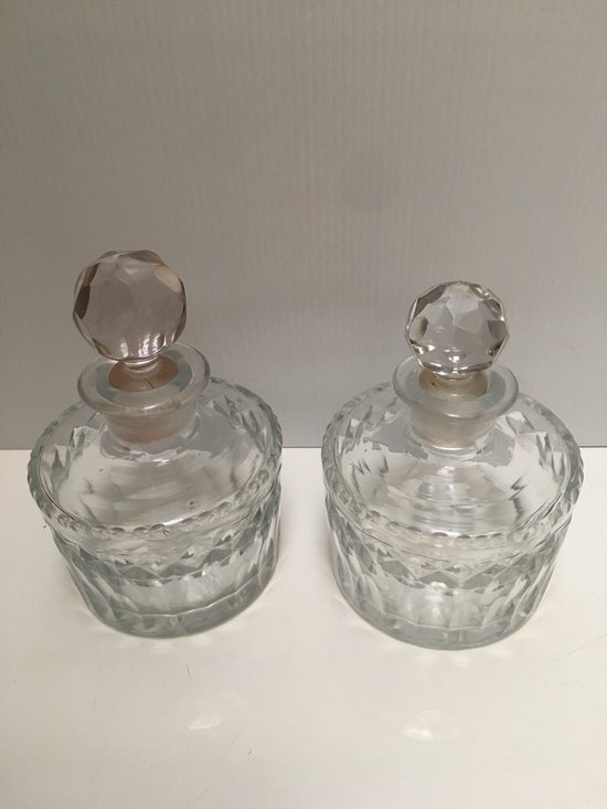 Pair of BACCARAT perfume bottles circa 1830