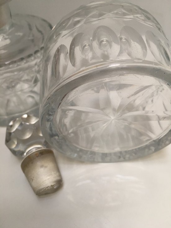Pair of BACCARAT perfume bottles circa 1830
