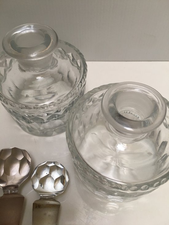 Pair of BACCARAT perfume bottles circa 1830