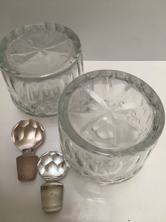 Pair of BACCARAT perfume bottles circa 1830