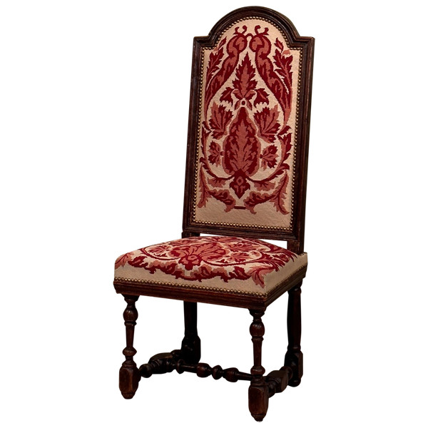 Chair In Walnut from Louis XIII period XVIIth century