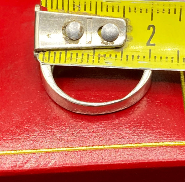 ANELLO IN ARGENTO MASSICCIO DEL 1980 CIRCA