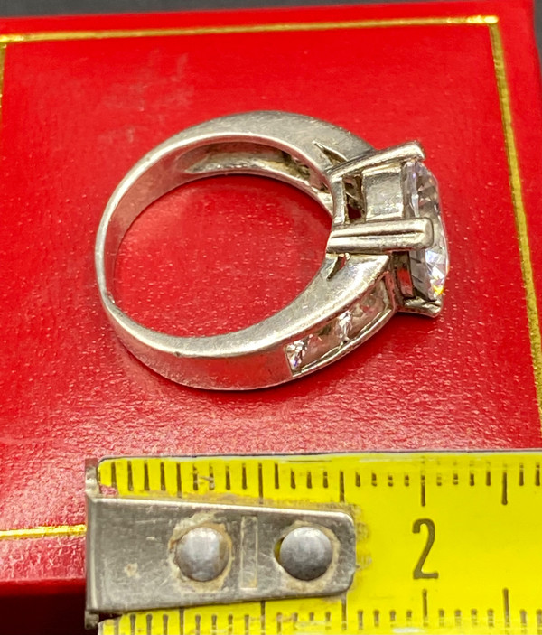 ANELLO IN ARGENTO MASSICCIO DEL 1980 CIRCA