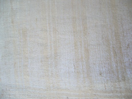 Asciugamano ottomano in lino ricamato, XIX secolo