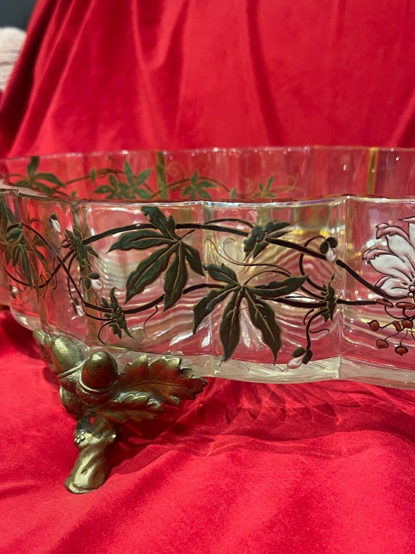 Exceptional Baccarat Crystal Centerpiece Planter