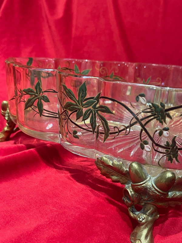 Exceptional Baccarat Crystal Centerpiece Planter