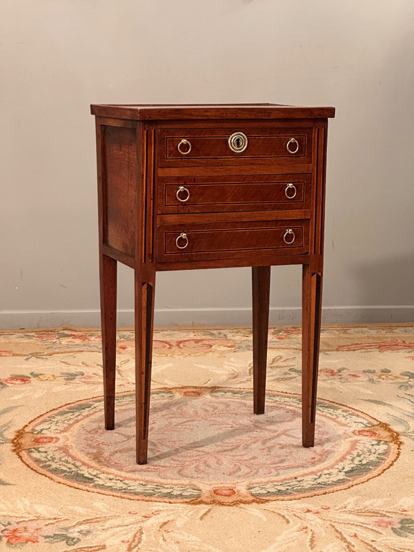 Small Louis XVI Period Chiffonniere Table About 1780