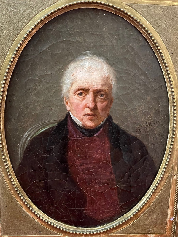 Gemälde Porträt Von Hippolyte Lazerges 1817-1887