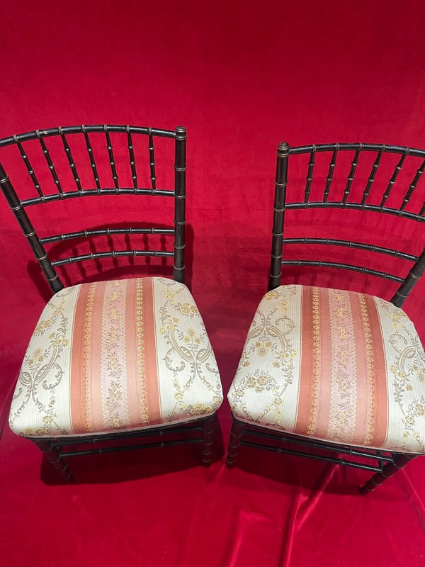 Pair Of Chairs Napoleon III Period
