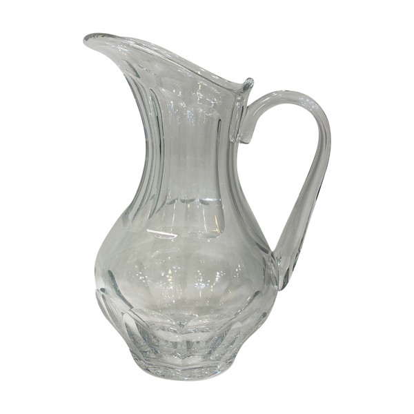 Broc à eau / pichet en cristal estampillé BACCARAT modèle HARCOURT 29 cm Numéroté 56 / 75