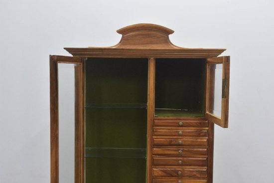 Rare Dentist's Furniture In Walnut Period 1900