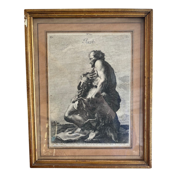 Gravure - Jacob- d'Après Sebastiano Conca - Graveur Jakob Wangner - XVIII e s.