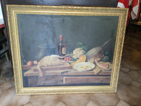 TOURSKY 1867  « nature morte à la volaille »