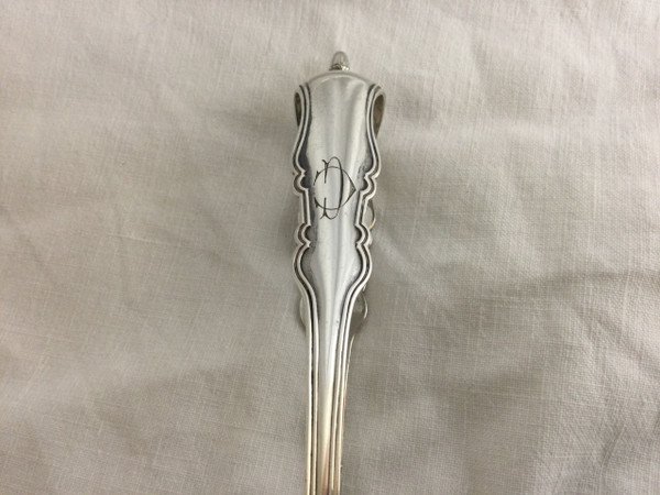 Silver sugar tongs