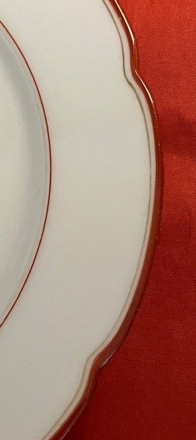 Charming Louis-Philippe period mounted plate in Paris porcelain