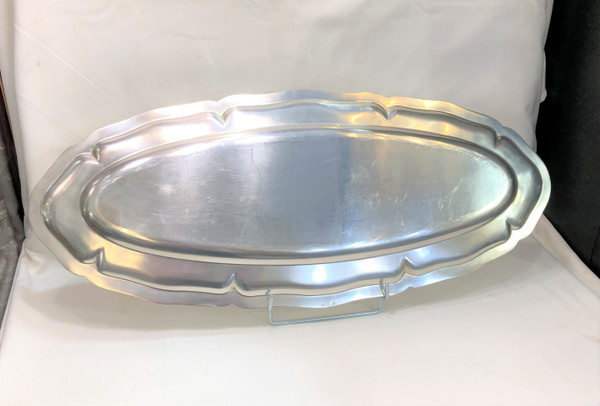 CHRISTOFLE large silver plated fish/meat serving dish, model FILET 70 cm