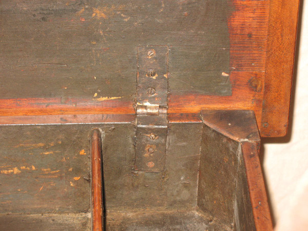 Small Louis XVI style walnut chiffonier table stamped 19th century