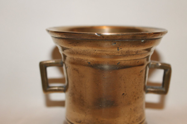 Petit mortier à onguent en bronze époque 17ème