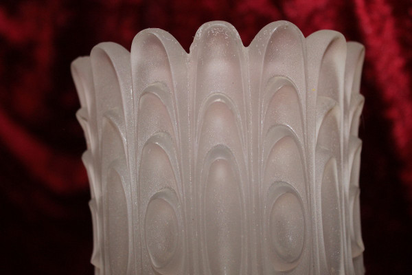Pair of opalescent glass sconces from the 70s