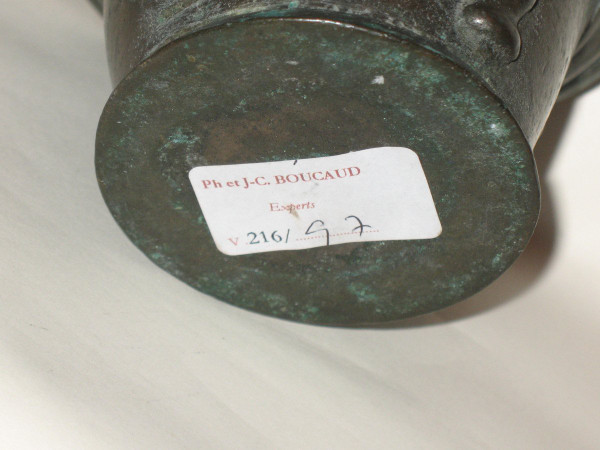Petit mortier en bronze à contreforts époque 18ème OrigineVal de Loire