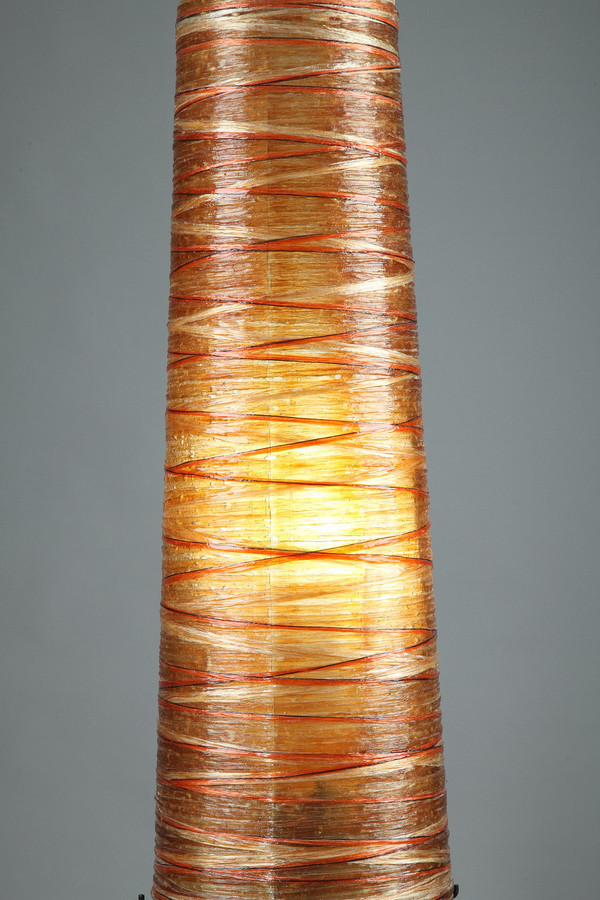 Large Resin Table Lamp From The Accolay Workshops, 1970s