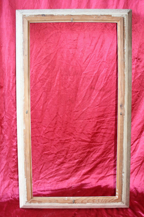 Large Montparnasse frame in carved wood 117 x 67 cm