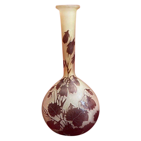 Vase Emile Gallé Art Nouveau School Of Nancy