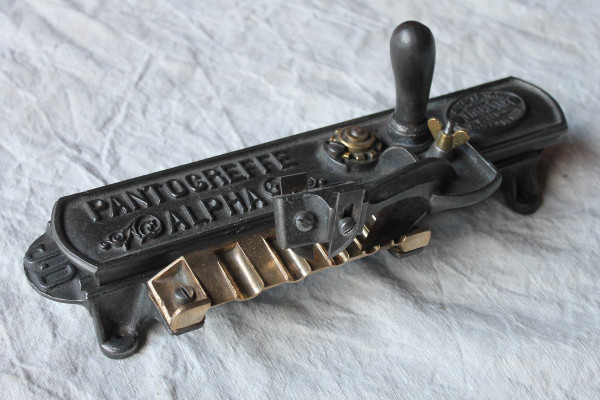 Pantoinnesto o strumenti per innestare le viti di J. Darenne in Gironde Viticulture Folk Art