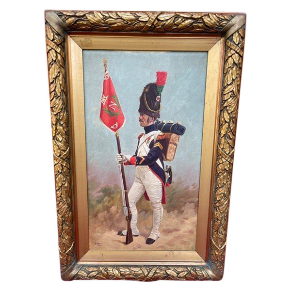 Large Table Grenadier Of The Imperial Guard Of The Emperor Napoleon 1st