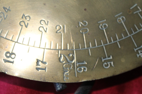 Bilancia da mercato in bronzo inglese di Salter, XIX secolo