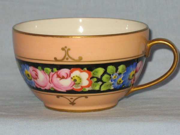 Teeservice aus Pariser Porzellan im Art-déco-Stil