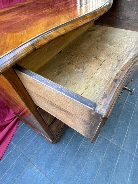 Commode Alsacienne Galbée XVIII Eme Marqueterie