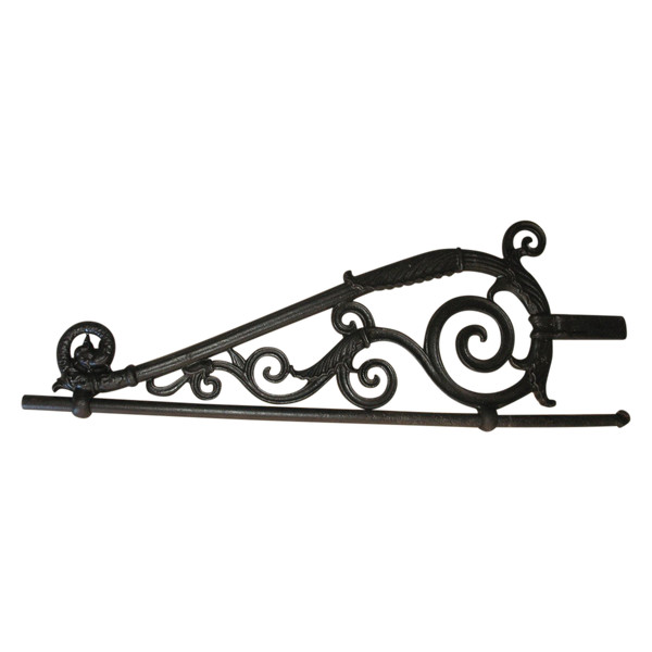 Gallows sign holder for cast iron lantern, 19th century