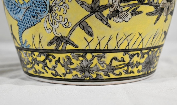 Vaso con Due Draghi, Porcellana Cinese, Dinastia Qing - XIX Secolo